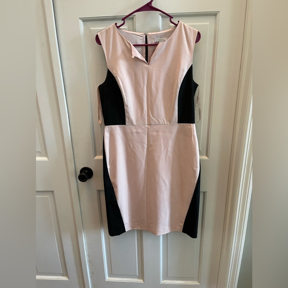 Pink and black dress from New York & Company. Size 8.